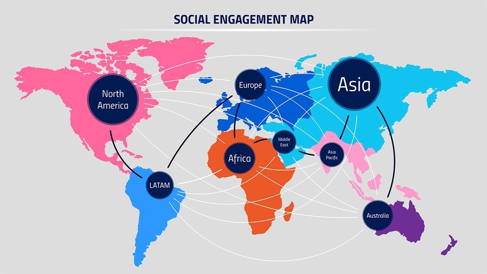Easy World Map For Presentation Template Professionals Prezi